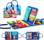 Fidget Blanket for Adults with Dementia, Dementia Activities for Seniors, Alzheimer's Products Multi-Use Busy Sensory Board, Gifts for Him Her Dementia Products for Elderly and Children with Autism