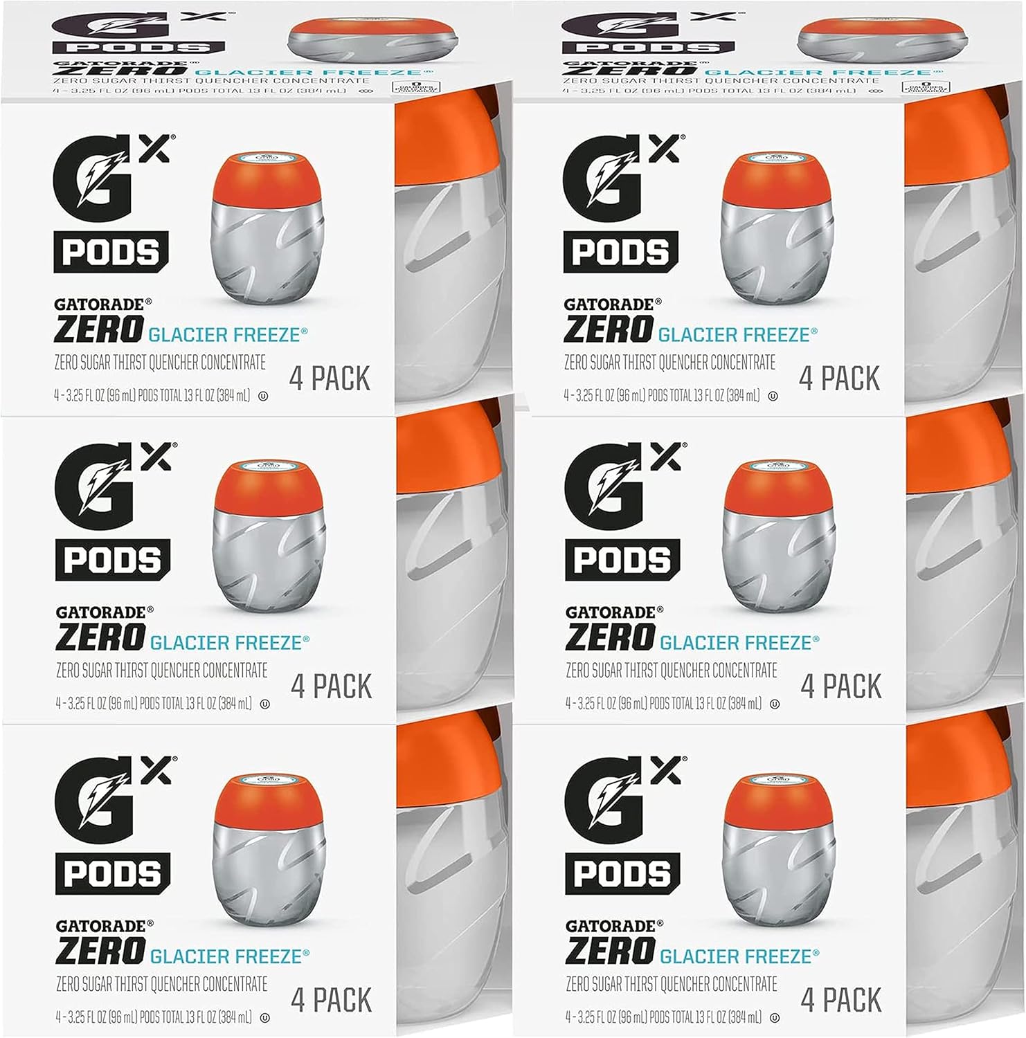 Gatorade Gx Pods Glacier Freeze Zero 24ct