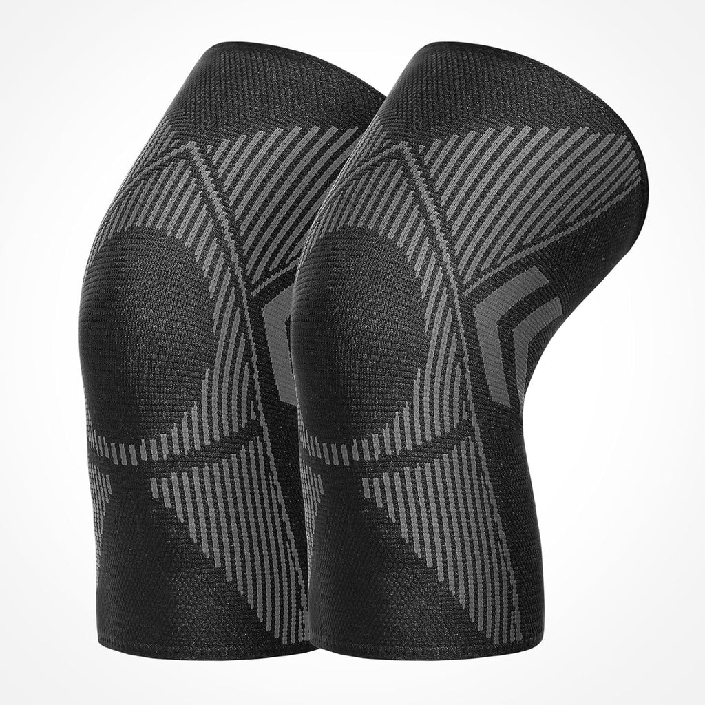 Knee Braces for Knee Pain Relief, 2 Pack Knee Brace for Meniscus Tear, Knee Compression Sleeves for Men & Women, Knee Support Pad for Working Out, Arthritis, ACL, Running, Joint Recovery