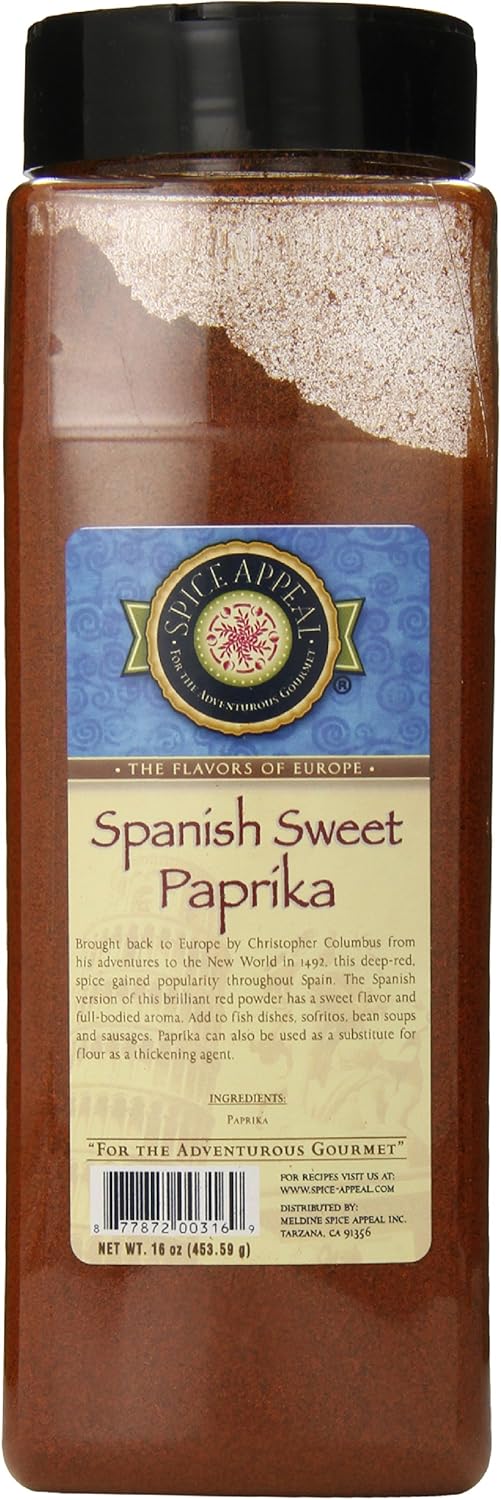 Spice Appeal Spanish Sweet Paprika, 16 Ounce