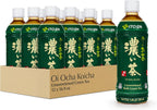 Ito En Oi Ocha Unsweetened Bold Green Tea, 16.9 Fluid Ounce (Pack of 12), Unsweetened, Low Calorie