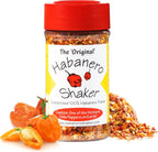 The Original Habanero Shaker - Pure Hot Chile Pepper Flakes, Custom Ground for Balanced Flavor & Heat, No Additives, Gluten-Free, Salt & Sugar-Free, Enhances Any Meal with Unique Grind Size, 1.5 oz