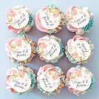 40PCS Edible 16th Birthday Cupcake Toppers Wafer Paper 16 Years Old Number 16 Birthday Cupcake Picks for 16th Birthday Anniversary Party Cake Decorations Supplies