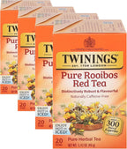 Twinings Tea Red African Rooibos Tea, 20 ct (Pack of 4)