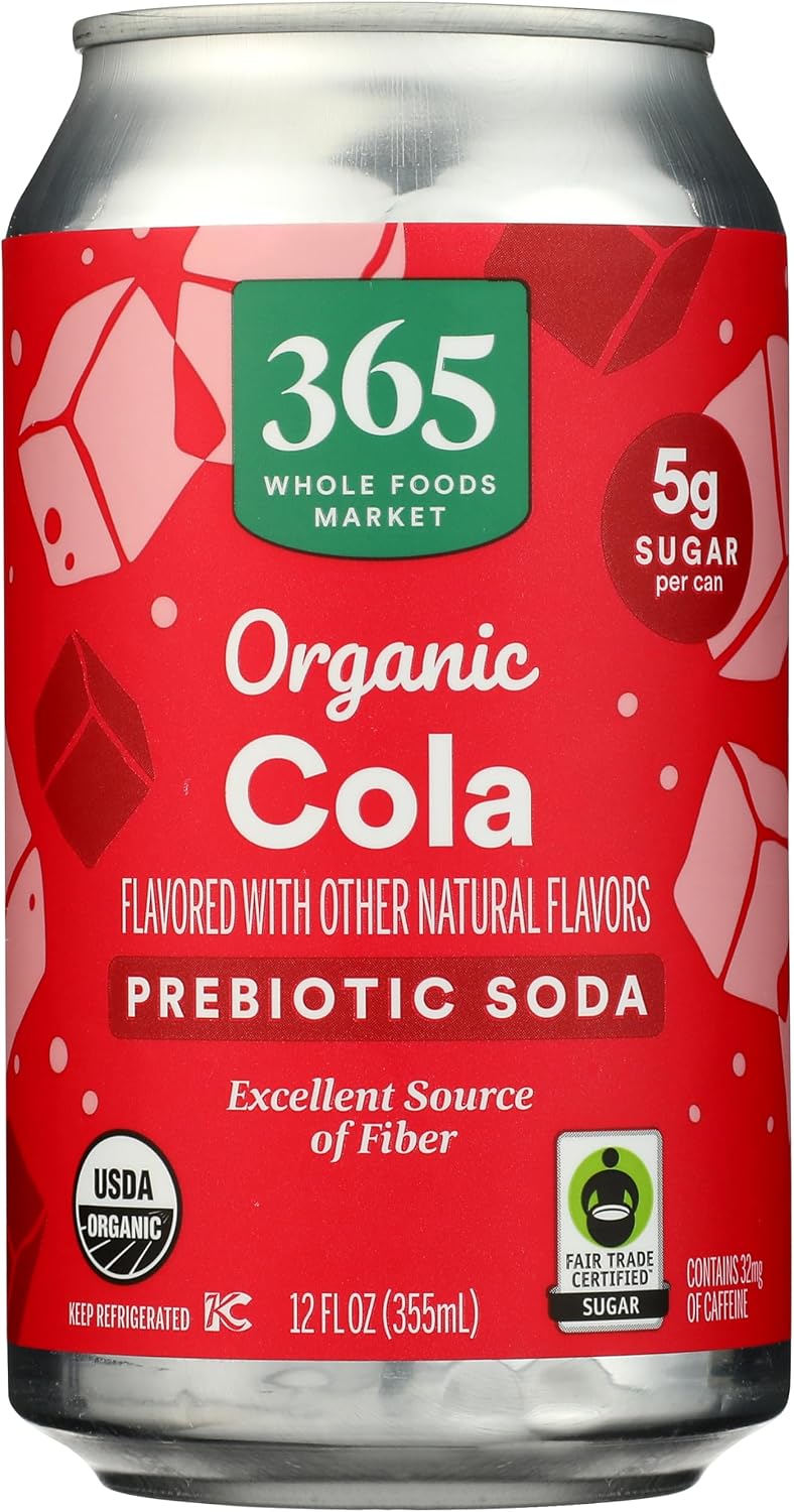 365 by Whole Foods Market Organic Cola Prebiotic Soda, 12 FZ
