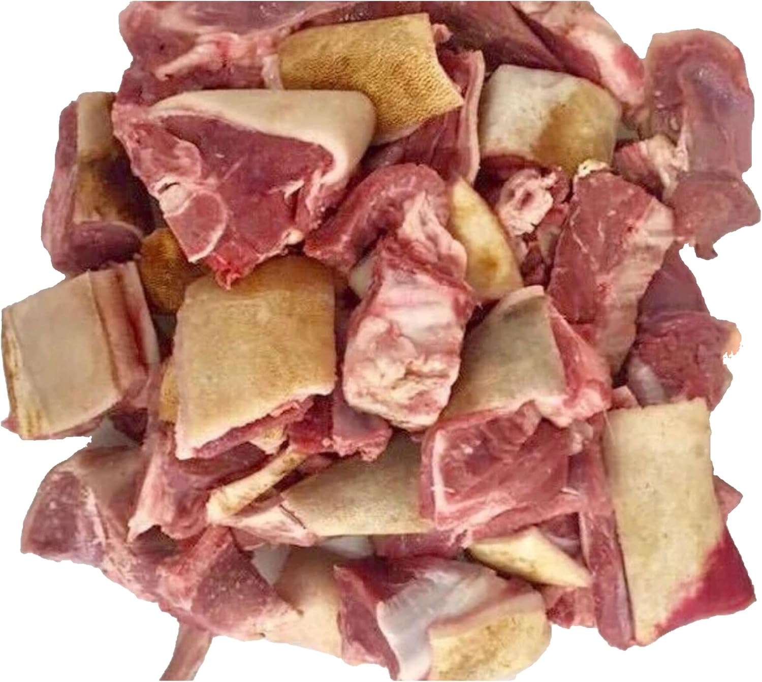 Frozen Goat Meat Cut Pieces, 2LB– Goat Meat for African Soups, Stews & Pepper Soup