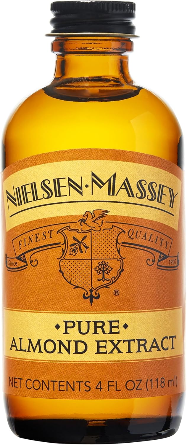 Nielsen-Massey Pure Almond Extract for Baking and Cooking 4 Ounce Bottle