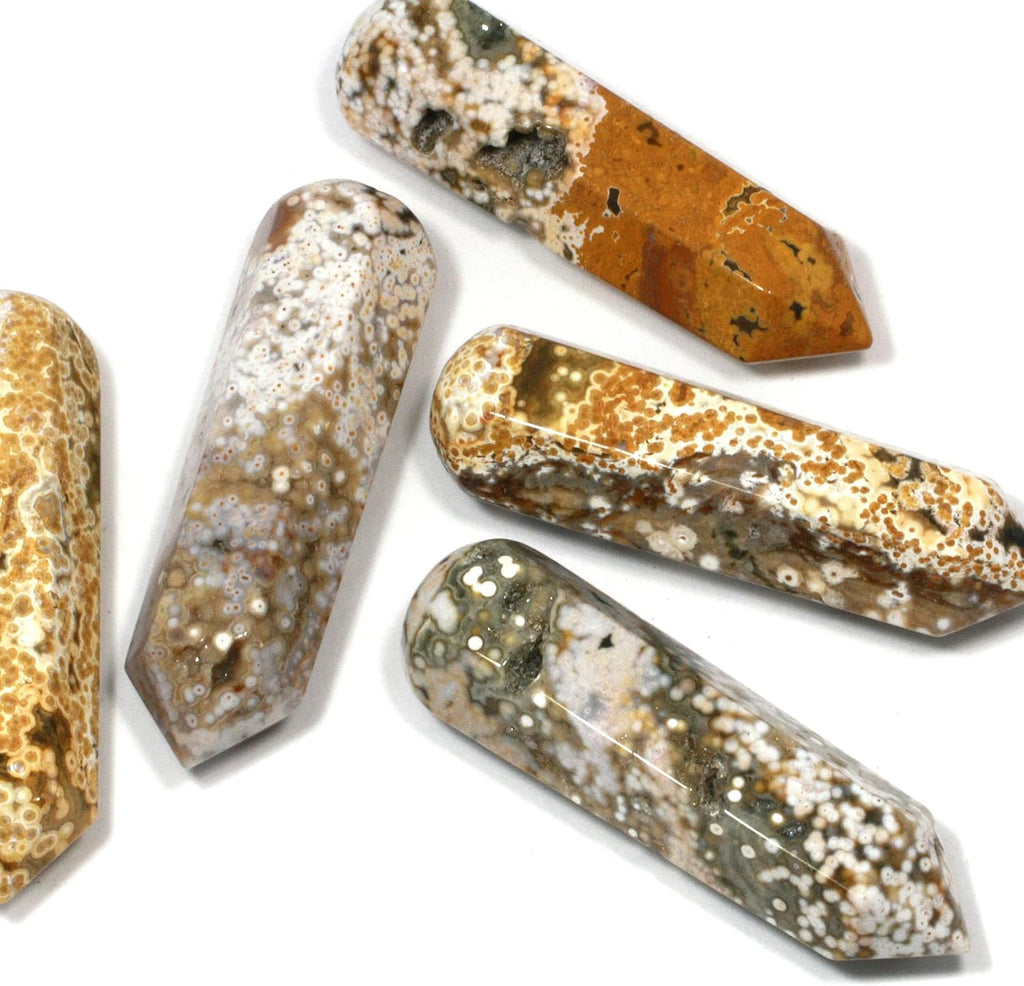 Ocean Jasper Crystal Massage Wand ~70mm