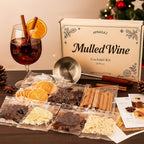 Mulled Wine Spices Kit, Mulling Spices for Apple Cider with Cinnamon, Orange Slices, Star Anise, Cloves, Raisins, Gifts for Valentine's Day, Mother's day, Father's day, Birthday gifts for Women Men