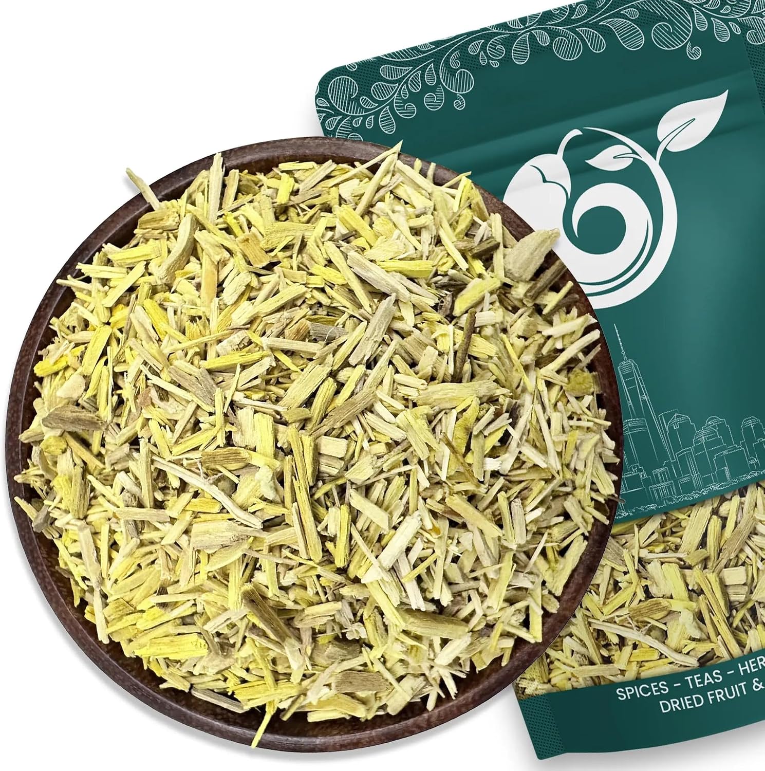 NY Spice Shop Barberry Root Bark - Cut & Sifted Dried Berberis Vulgaris Herb - Natural Plant-Based Ingredient Botanical Herb For Teas Tinctures & Herbal Blends (4 Ounce)
