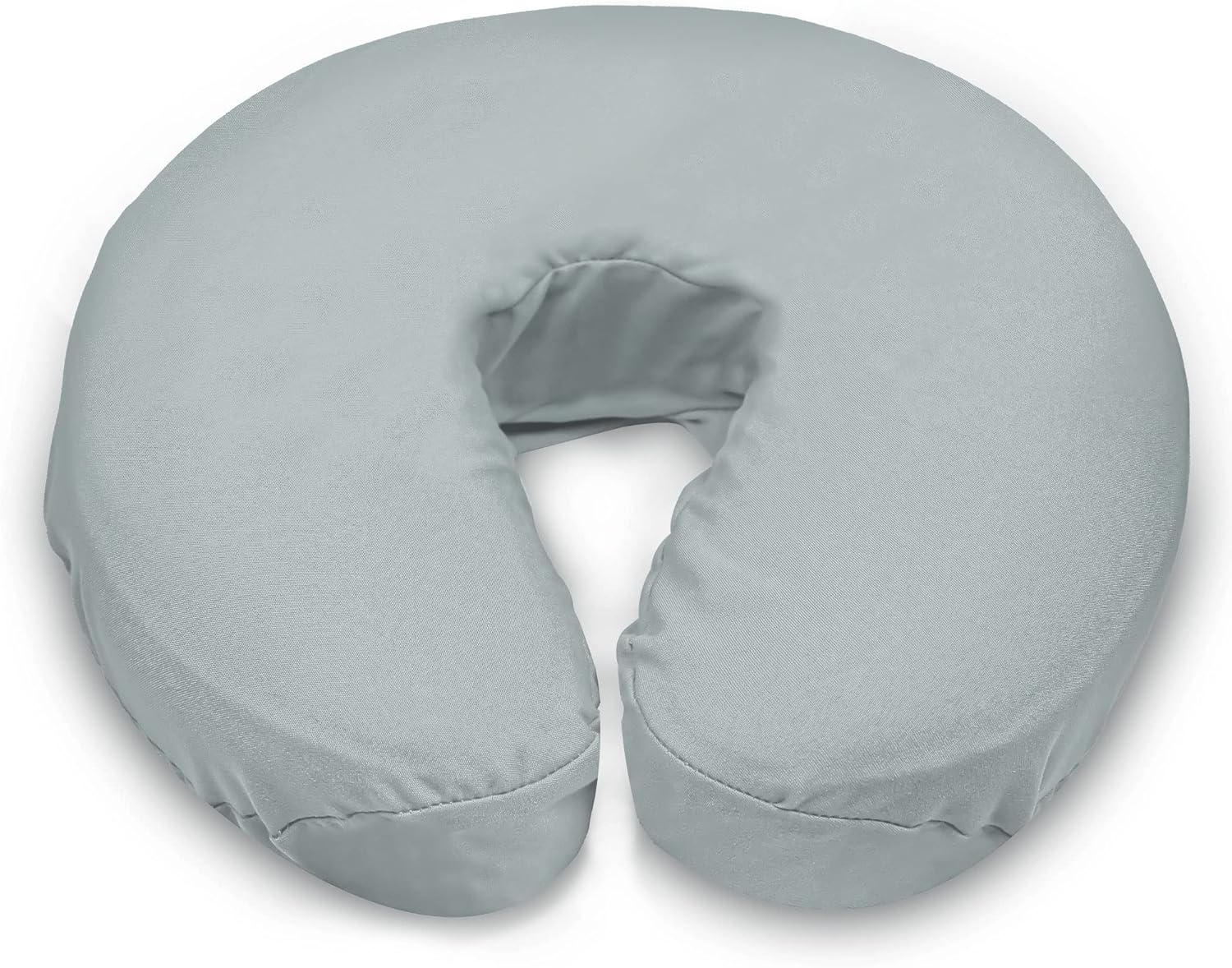 LONDON LINENS Soft & Heavy Microfiber Massage Tables Face Cradle Covers Cozies Fitted- 4 Pieces (4, Stone)