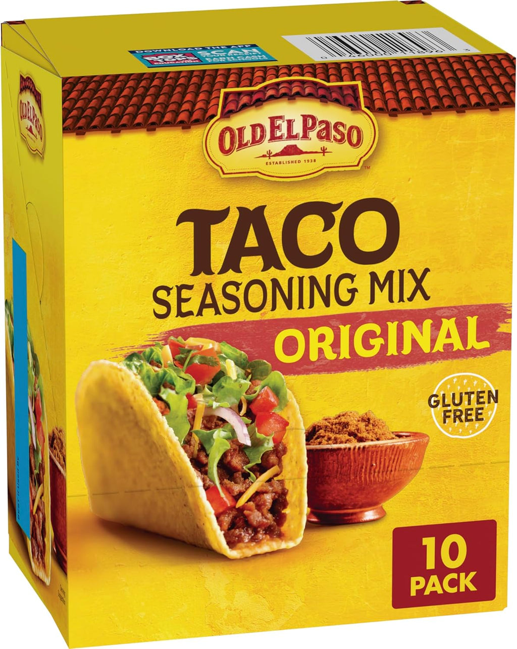 Old El Paso Original Taco Seasoning Mix, 10 Pack, 10 oz