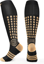 NEENCA Copper Compression Socks, Medical Graduated Socks with Patented Design for Pain Relief, Women & Men Circulation, Swelling, Travel, Pregnancy, Flight, Nurses, Running, Athletic—1 Pair, 20-30mmHg
