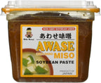 Miko - Awase Miso Soyabean Paste (Aka + Shiro) - 500 Gram - GMO Free Japanese Miso Paste