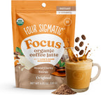 Four Sigmatic Original Focus Mushroom Coffee Latte | Plant-Based Organic Instant Latte with Lion’s Mane Mushroom for Focus and Mental Clarity | Made With Just 5 Organic Ingredients | 4.23 oz Bag