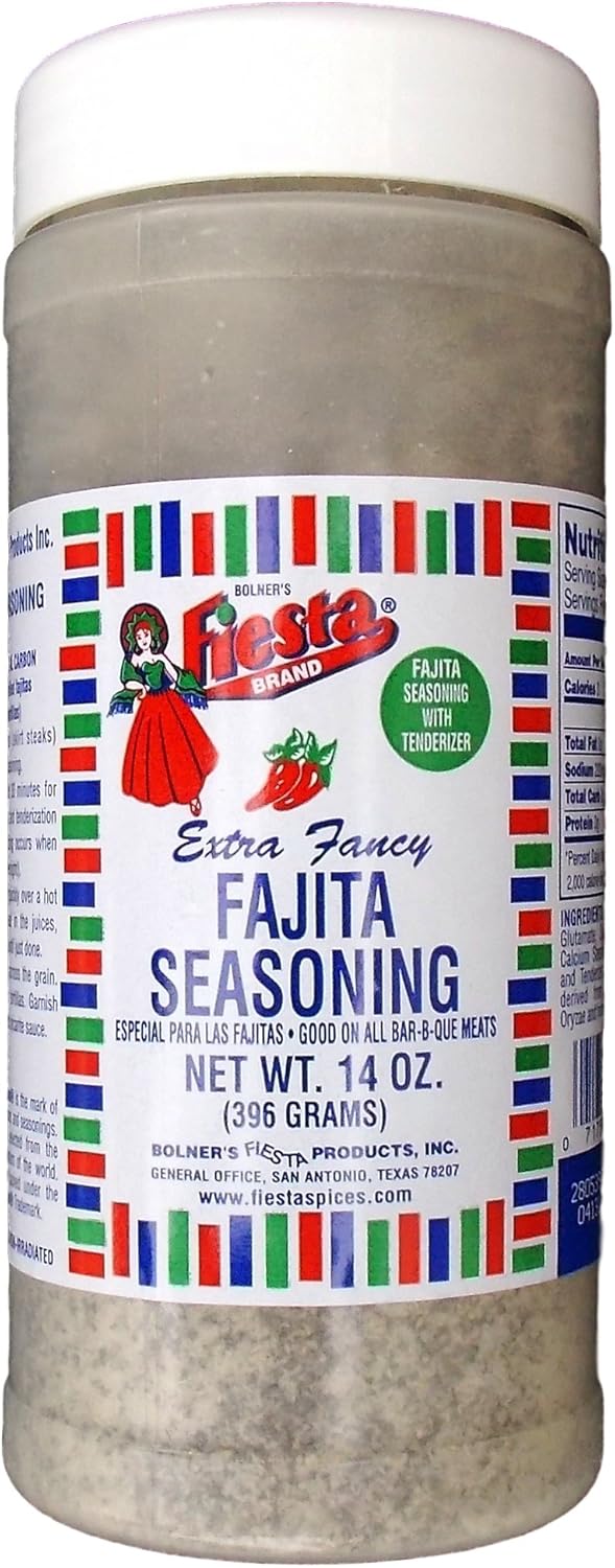 Bolner's Fiesta Extra Fancy Fajita Seasoning 14 Oz Plastic Jar (Pack of 1)