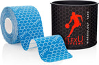 FlexU Kinesiology Tape; Available in Pre-Cut or Continuous Options; Advanced Strength and Flexibility for Enhanced Therapeutic Recovery; Provides Support, Stability, & Pain Relief to Muscles & Joints