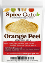 SPice Gate Orange Peel Granules (1.5 oz) Ideal for tea and cooking