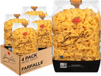 Garofalo - Premium Durum Wheat Semolina Farfalle Pasta, Italian Made, Bronze-Drawn, Al-Dente, One-Ingredient Pasta (4 pack)