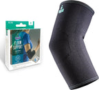 OPPO RE200 Elbow Compression Sleeve – Advanced Support for Tennis Elbow, Golfer’s Elbow, Tendonitis & Arthritis Relief – Ideal for Workouts, Sports, and Daily Wear (Black, Medium, 1-Pack)