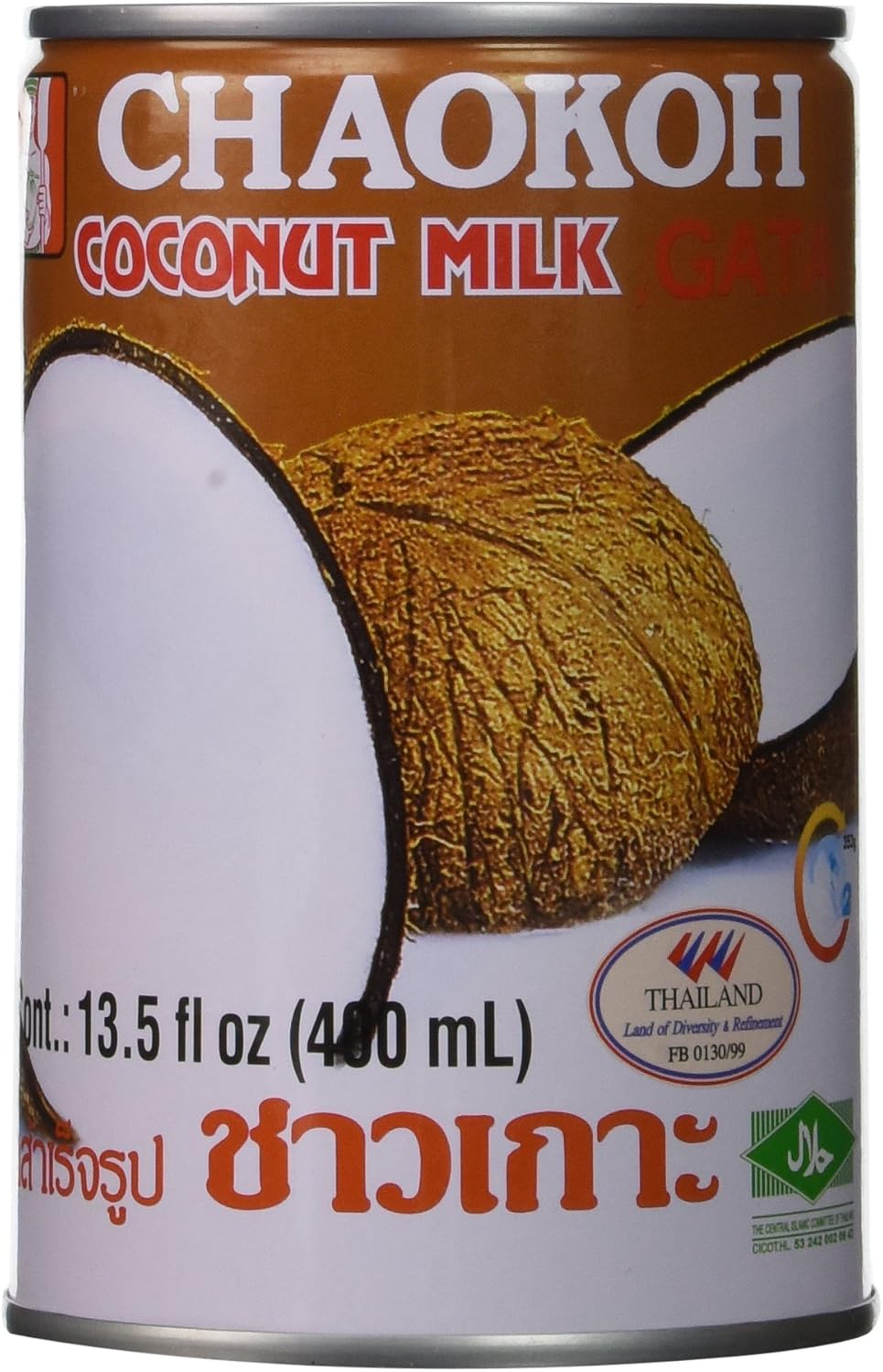 Chaokoh Coconut Milk 13.5 ounce (Pack Of 3)
