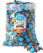 Walkers Nonsuch Salted Caramel Toffees Bulk Bag 88.18 Oz (2.5kg) - British Chewy Butter Toffee Candy with Anglesey Sea Salt, Individually Wrapped English Sweets Gift Pack, Imported from UK