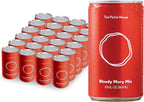 The Pickle House Bloody Mary Mix - Natural Spiced Tomato Mix, A Blend of Tomato Juice, our Original Pickle Juice and a Generous Amount of Spice - Bloody Mary Bar Supplies for Home, x24 5.5 fl oz Cans