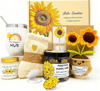 Get Well Soon Gift Baskets for Women,Unique Sunshine Box Care Package,Inspirational Sunflower Easter Day Gift,Healing Recovery Gifts for Mom, Sister,Wife, Daughter, Best Friend