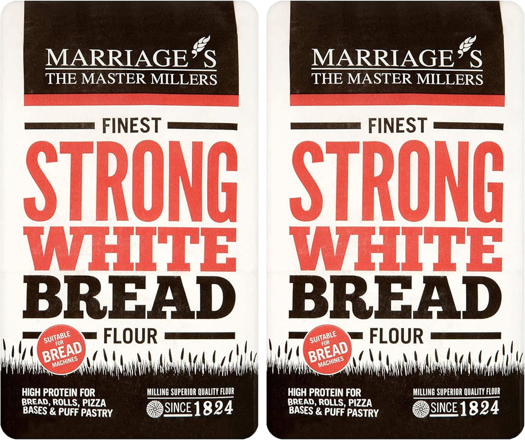 Marriage's Finest Strong White Flour 1.5kg - Pack of 2