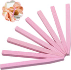 Mudder 8 Pcs Stone Nail File Pumice Stick for Fingernails Pumice Rock Nail Cuticle Pusher Rock File for Home Salon Toenail Buffing Tool (Pink)