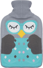A2Z Hot Water Bottles Christmas Owl Soft Fleece Cover - Hot Bottle HB1162 Owl