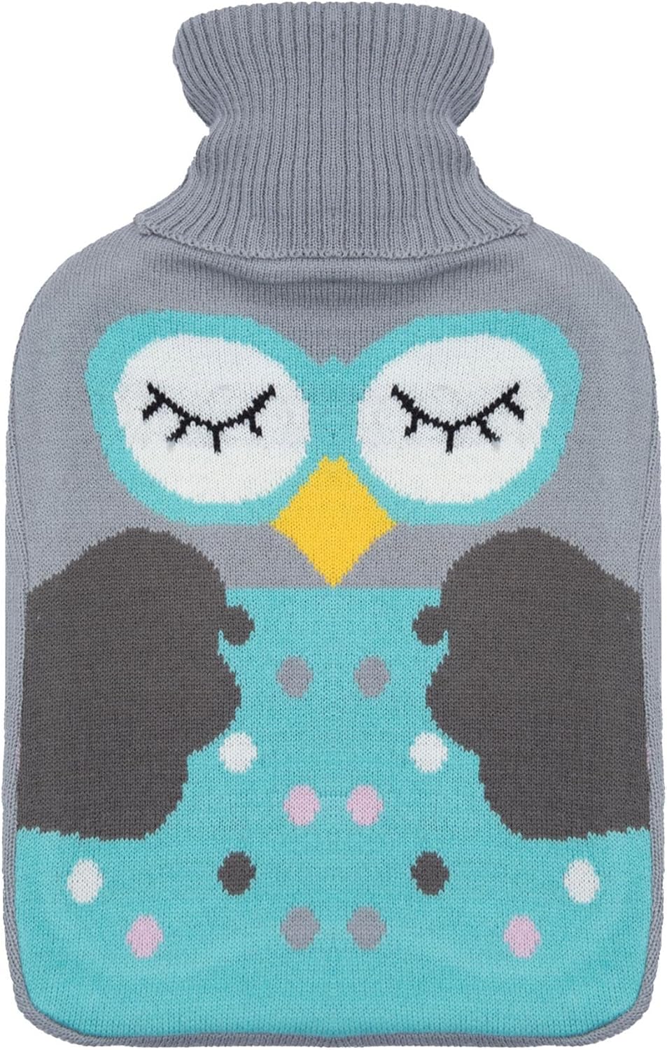 A2Z Hot Water Bottles Christmas Owl Soft Fleece Cover - Hot Bottle HB1162 Owl