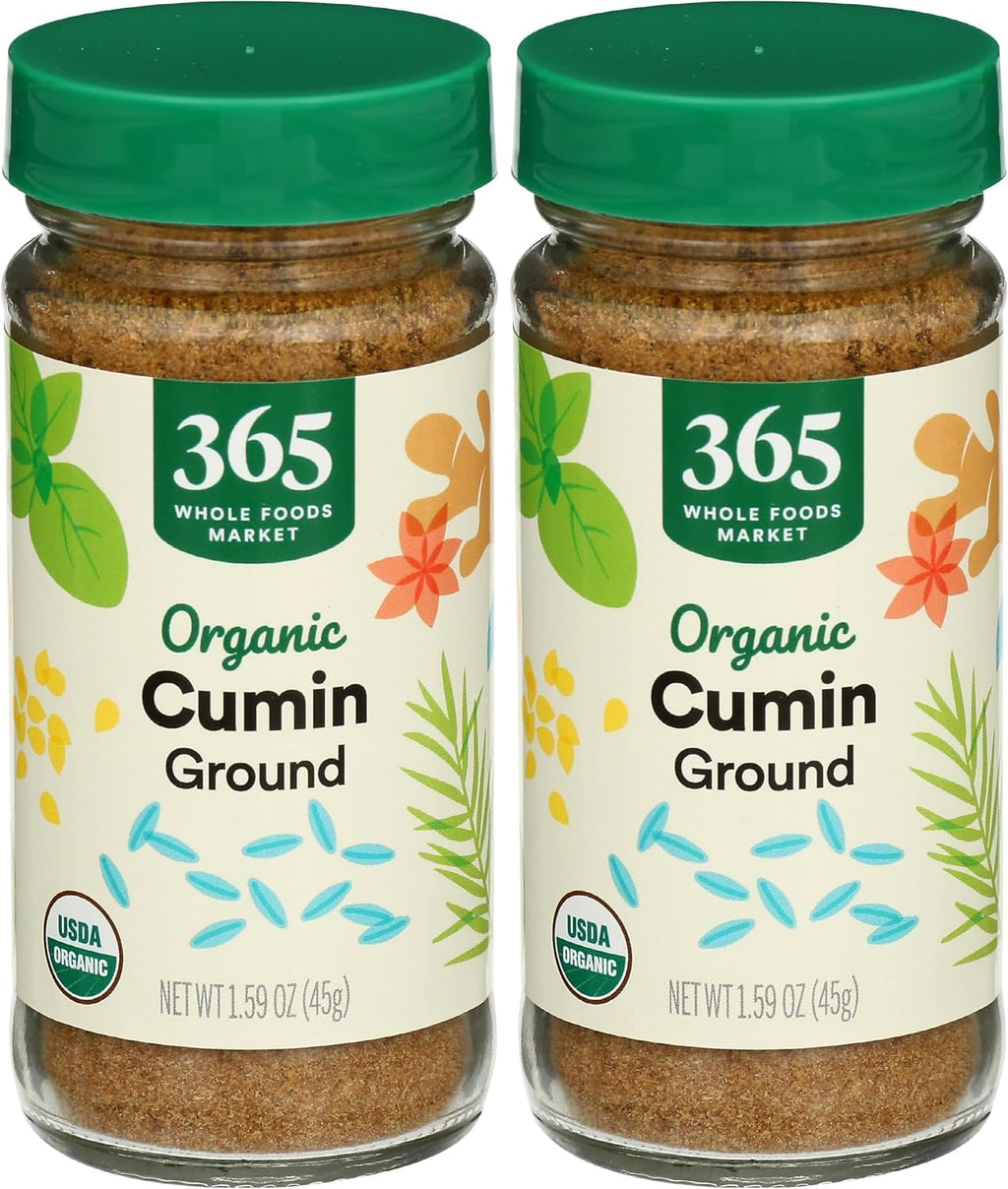 365 by Whole Foods Market, Organic Ground Cumin, 1.59 Ounce (Pack of 2)
