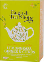 English Tea Shop Lemongrass Ginger and Citrus Fruits - Tea Bags, 30 Gram (Pack of 6)