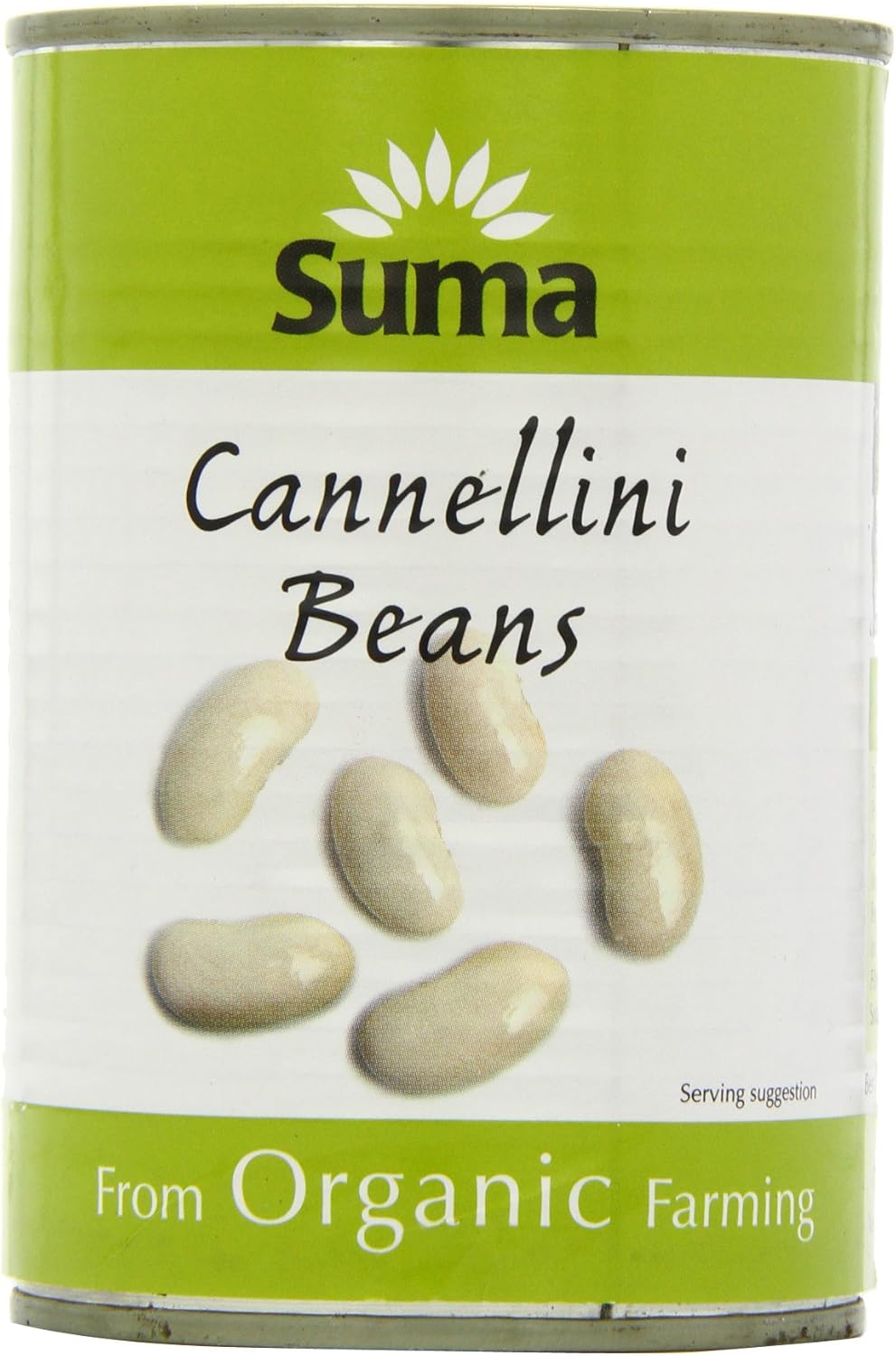 Suma Organic Cannellini Beans 400 g (Pack of 12)