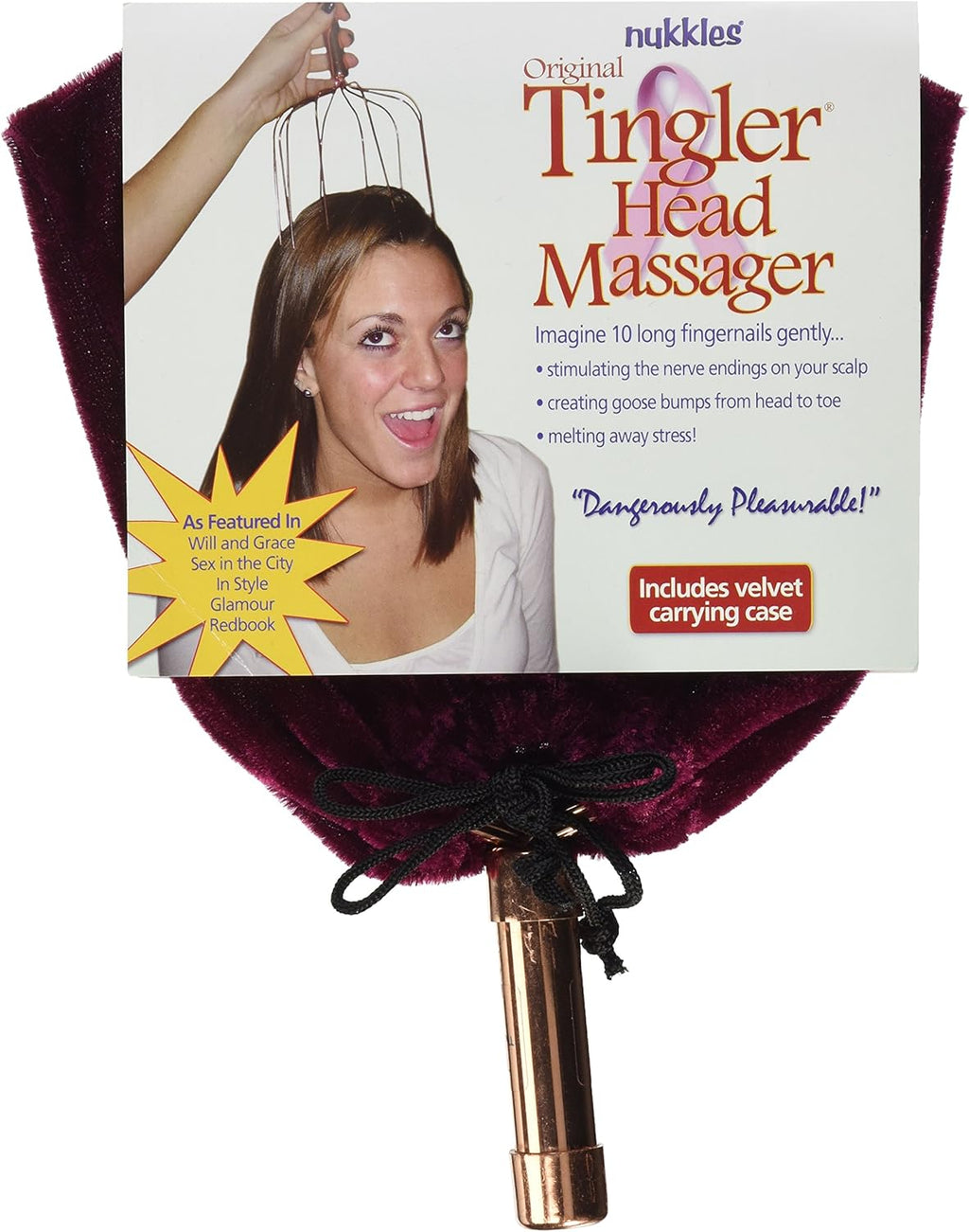 The Tingler Therapeutic Head Scalp Massager Massage