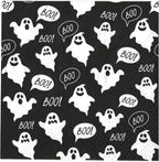 AM Décor - 20 Count Soft 3-Ply Tissue Decoupage Luncheon Paper Napkins -13" x 13" (Unfolded), Boo Halloween