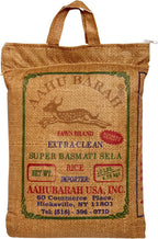 Aahu Barah Basmati Sela Rice - Extra-Long Grain for Superior Culinary Delights 10lb Pack