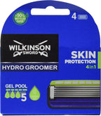 Wilkinson Sword Hydro 5 Groomer/Power Select Razor Blades for Men Razor Pack of 4