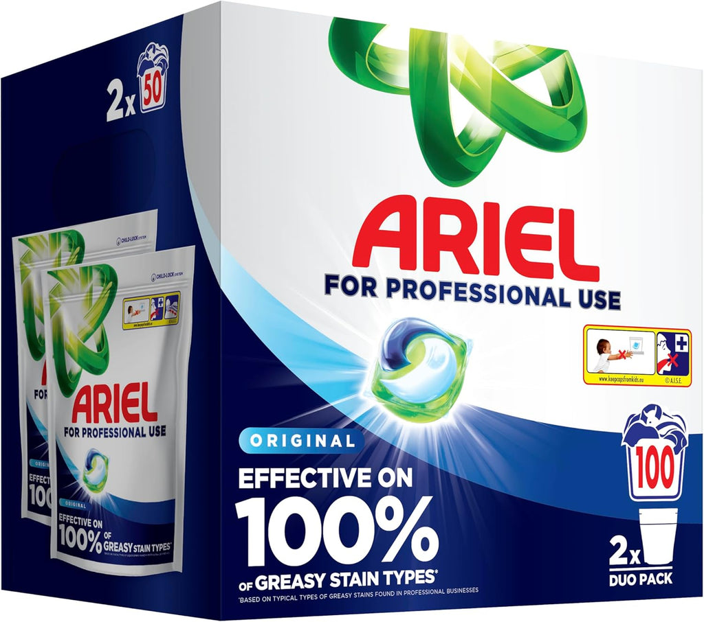 Ariel Professional Liquipods All in One Regular 2x50 Pods (Pack of 100) C010440