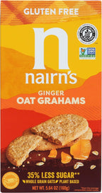 NAIRNS Oats & Stem Ginger Biscuit Cookies, 5.64 OZ