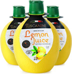 Tuscanini 100% Sicilian Lemon Juice, Not from Concentrate, 6.7oz Lemon Shaped Squeeze Bottle (3 Pack) No Water Added | Product of Italy | Certified Kosher (Including Passover)