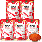 MISSLEE Tteokbokki Sauce Mix (5 Pack, 2 Servings Each), Level 2 Original, Korean Powder Sauce for Rice Cakes, Stir-Fries, and More