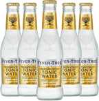 Fever Tree Premium Indian Tonic Water - Premium Quality Mixer and Soda - Refreshing Beverage for Cocktails & Mocktails 200ml Bottle
