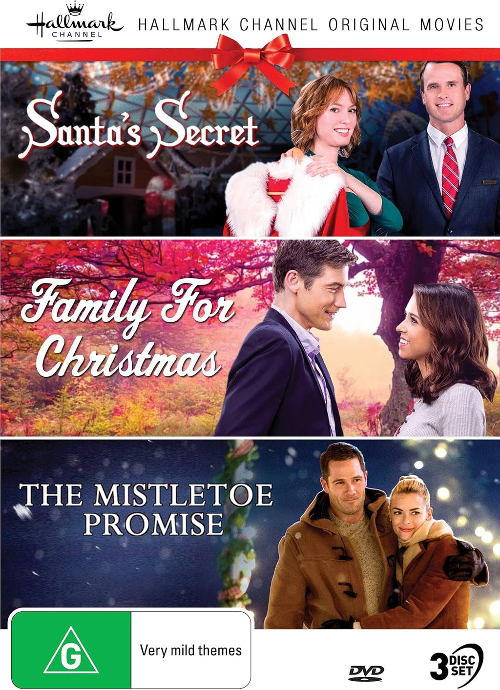 Hallmark Christmas Collection 10: Christmas At Cartwrights (Santa's Secret) / Family For Christmas / The Mistletoe Promise