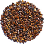 QYGL Tiger’s Eye Crystal Pebbles – 0.9LB Natural Tumbled Gemstones Bulk, Decorative Polished Stones for Vase Filler, Fish Tank Gravel, DIY Crafts, Plant Pots & Home Decor