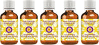 Deve Herbes Pure Oakmoss Essential Oil (Evernia prunastri) Steam Distilled (Pack of Five) 100ml X 5 (16.9 oz)