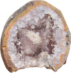 Rockcloud Natural Geode Agate Specimen Irregular Quartz Crystal Cluster Mineral Stone for Home Decoration, 0.22-0.44 lb