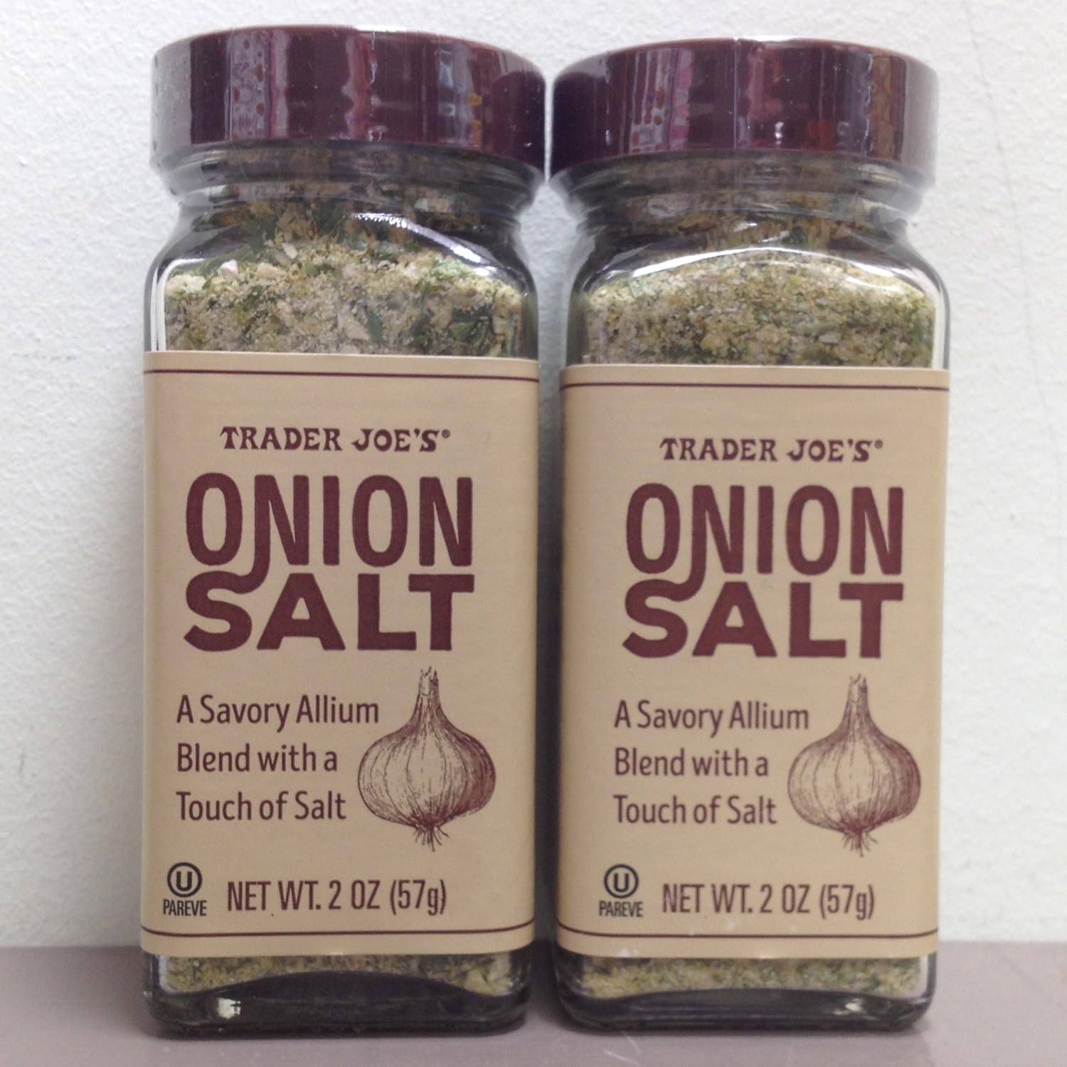 Trader Joe's Onion Salt (Pack of 2)