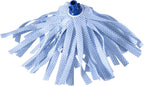 Superio String Mop Replacement, Cotton Mop Head Refill, Blue Heavy Duty for Hardwood Floor Cleaning